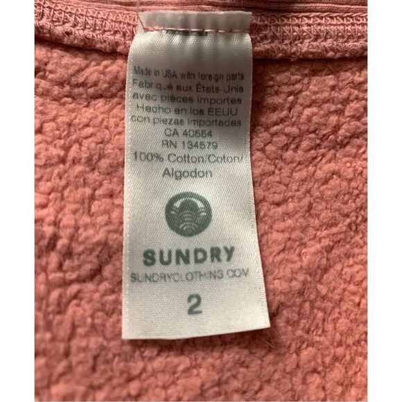 Sundry Merci Cropped Sweatshirt - Picture 6 of 6